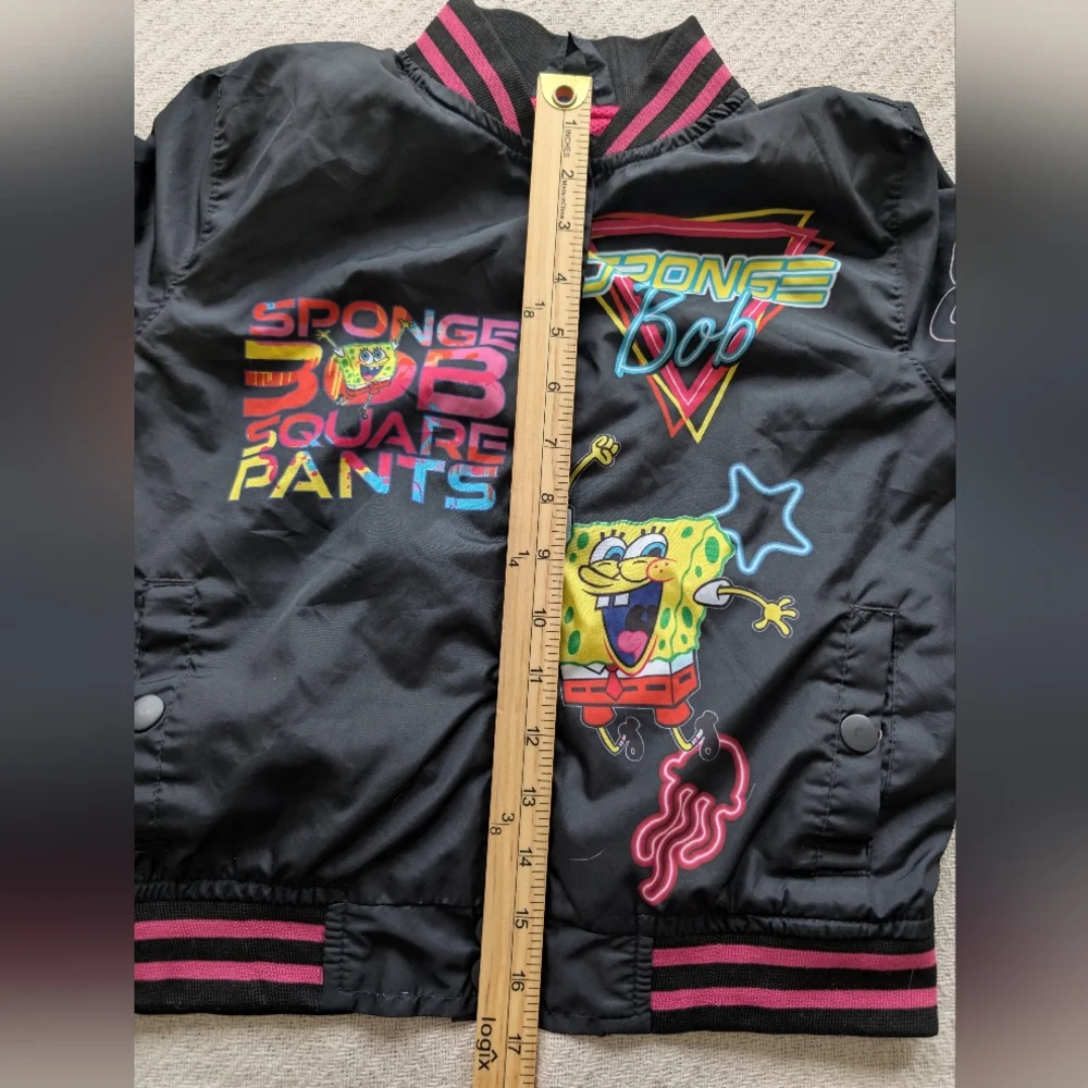 SpongeBob SquarePants kids jacket 2024 Viacom youth 10/12 Nickelodeon